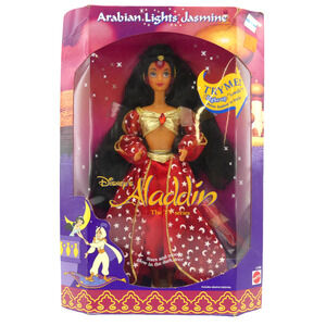Vintage 1994 Mattel 11750 Disney's Aladdin Arabian Lights Jasmine Doll Figure